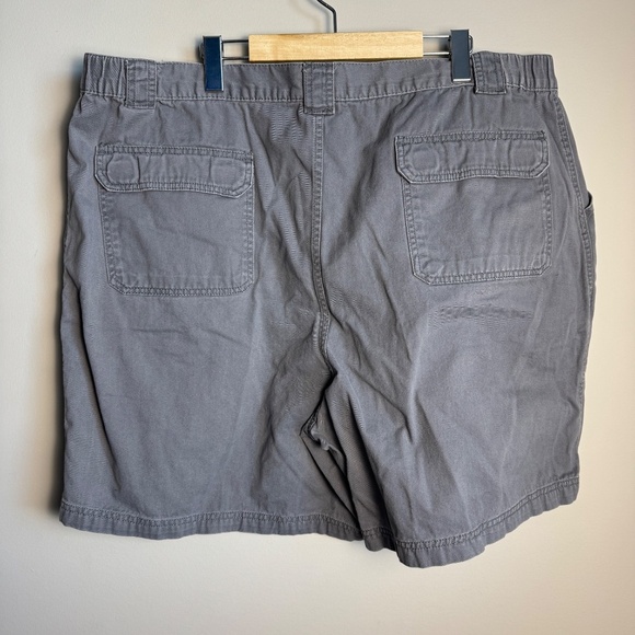 Croft & Barrow Men's 44 Chino Cargo Shorts Gray Outdoor Hiking Utility Camping - Picture 4 of 13